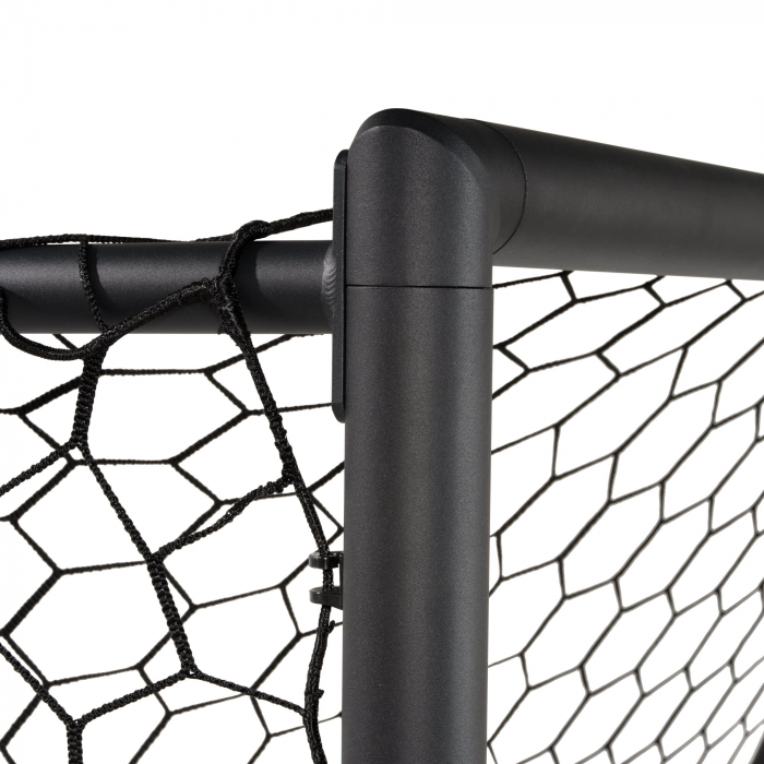 Poartă de fotbal din aluminiu, Scala, 300x200cm - negru, Exit Toys [4]