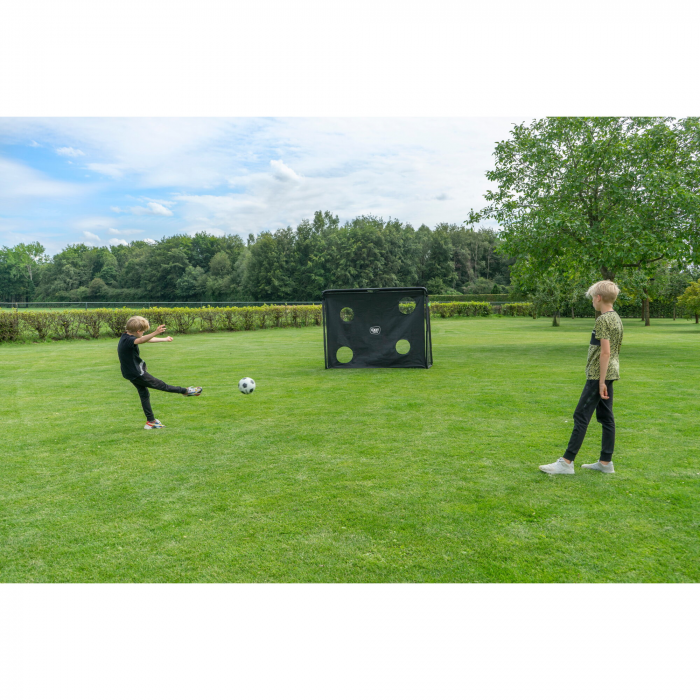 Poartă de fotbal din oțel, Coppa, 220x170cm - negru, Exit Toys [13]