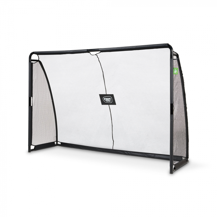 Poartă de fotbal din oțel, Finta, 300x200cm - negru, Exit Toys [1]