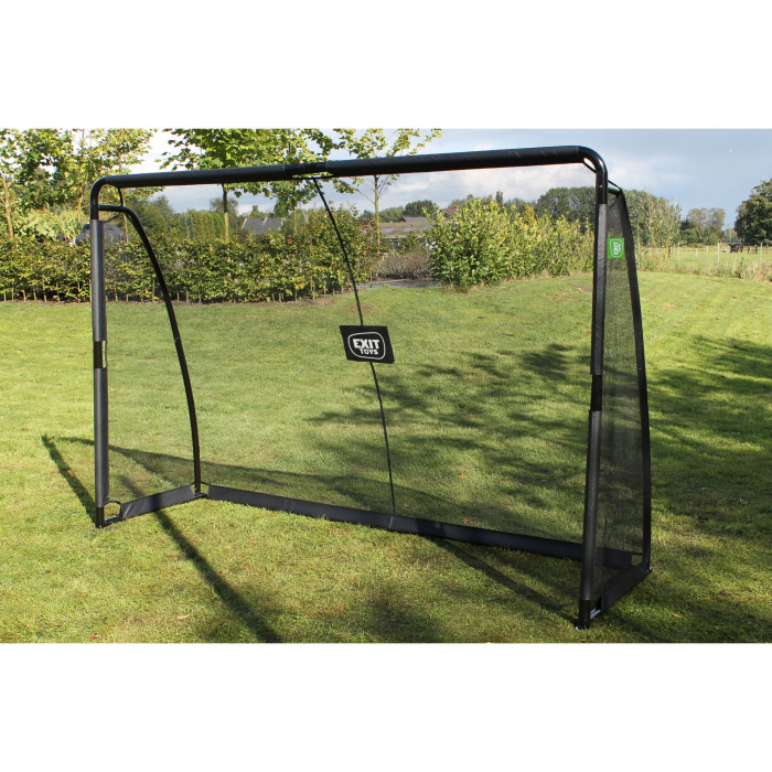 Poartă de fotbal din oțel, Finta, 300x200cm - negru, Exit Toys [9]