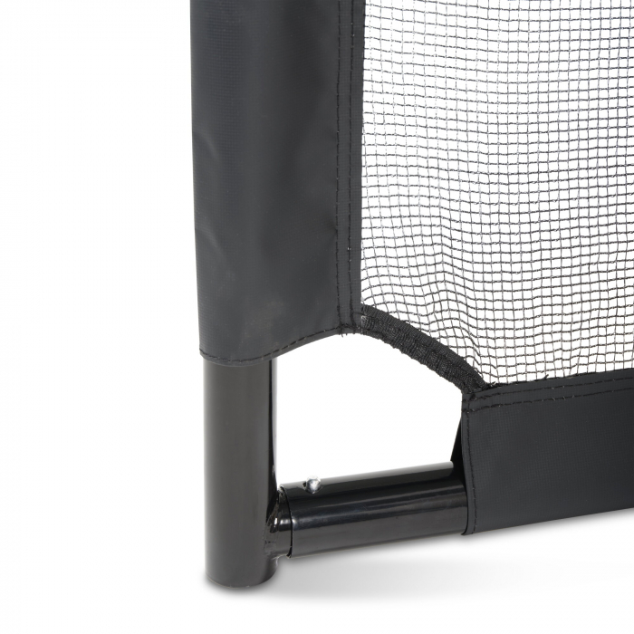 Poartă de fotbal din oțel, Finta, 300x200cm - negru, Exit Toys [6]