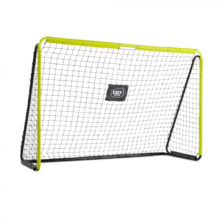 Poartă de fotbal din oțel, Tempo, 240x160cm - verde/negru, Exit Toys [2]