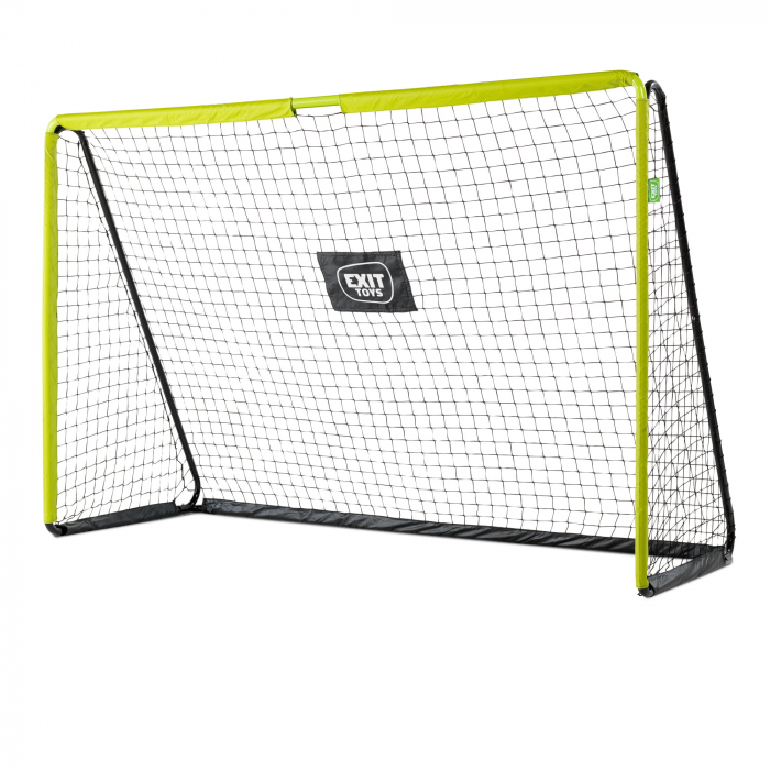 Poartă de fotbal din oțel, Tempo, 300x200cm - verde/negru, Exit Toys [1]