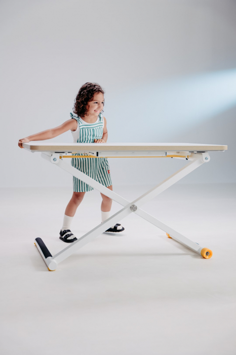 PopTop – Biroul Reglabil pe Inaltime pentru Copii Activi, alb [20]
