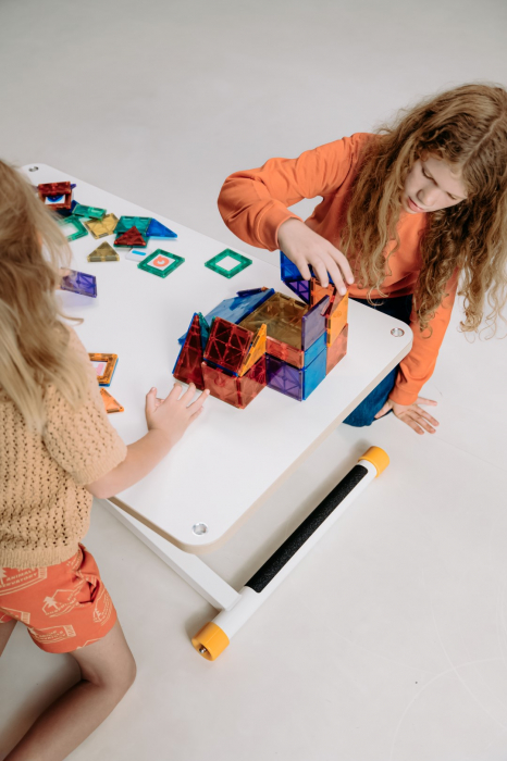 PopTop – Biroul Reglabil pe Inaltime pentru Copii Activi, alb [22]