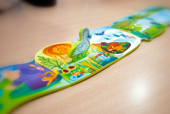 Poveste puzzle Ratusca cea urata - Miniland [2]