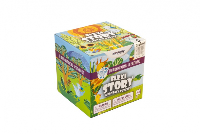 Poveste puzzle Ratusca cea urata - Miniland [3]