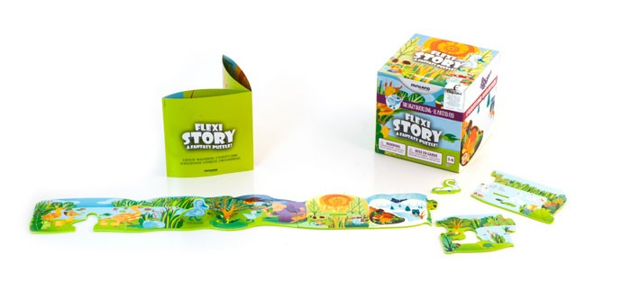 Poveste puzzle Ratusca cea urata - Miniland [5]