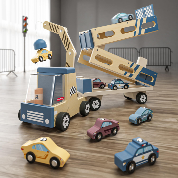 Primul meu camion cu platforma auto [11]