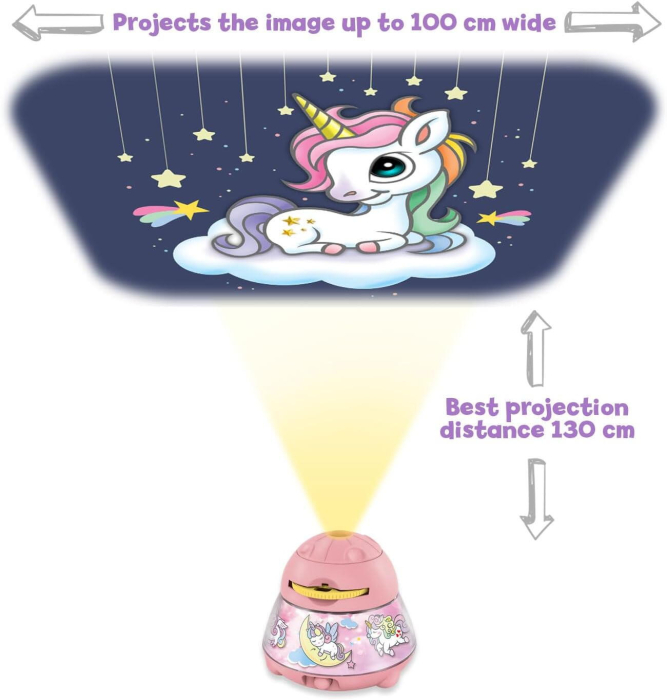 Proiector 2 in 1 - Magia unicornilor [4]