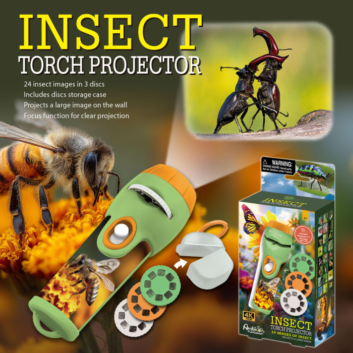Proiector tip lanterna - Descopera insecte [4]