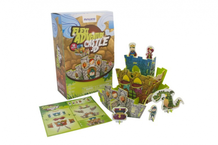 Puzzle 3D Castelul - Miniland [3]