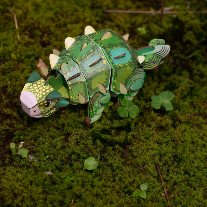 Puzzle 3D cu sunete - Ankylosaurus, Build 'n' Sound [6]