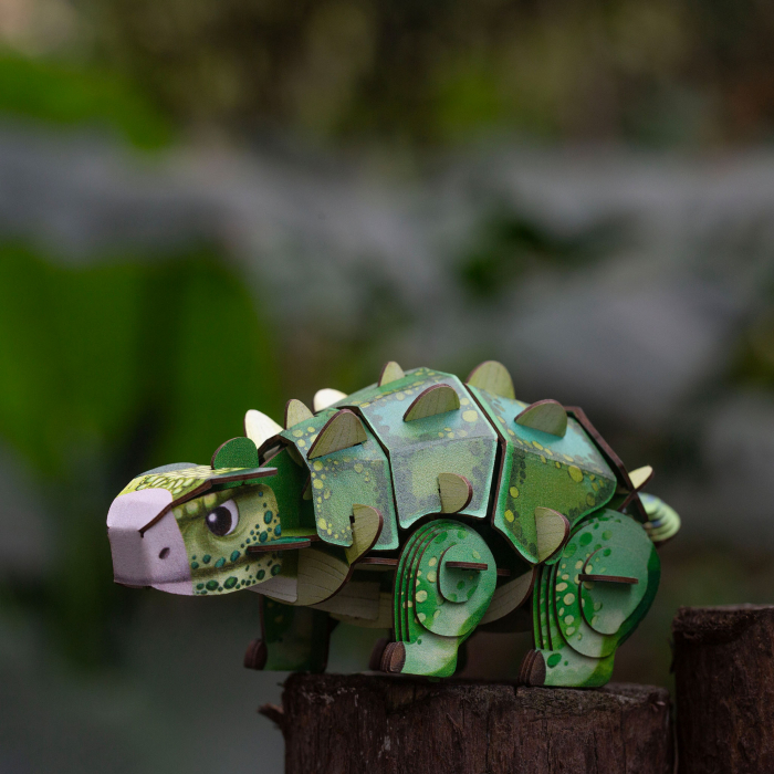 Puzzle 3D cu sunete - Ankylosaurus, Build 'n' Sound [7]