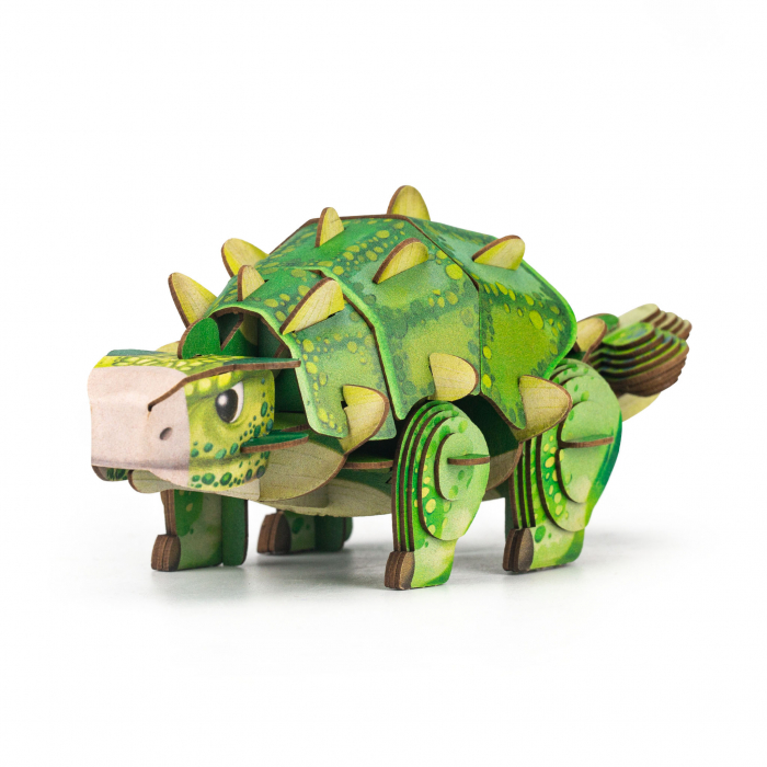 Puzzle 3D cu sunete - Ankylosaurus, Build 'n' Sound [5]