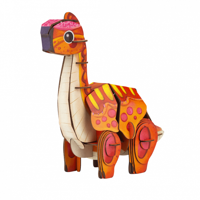 Puzzle 3D cu sunete - Brachiosaurus, Build 'n' Sound [2]