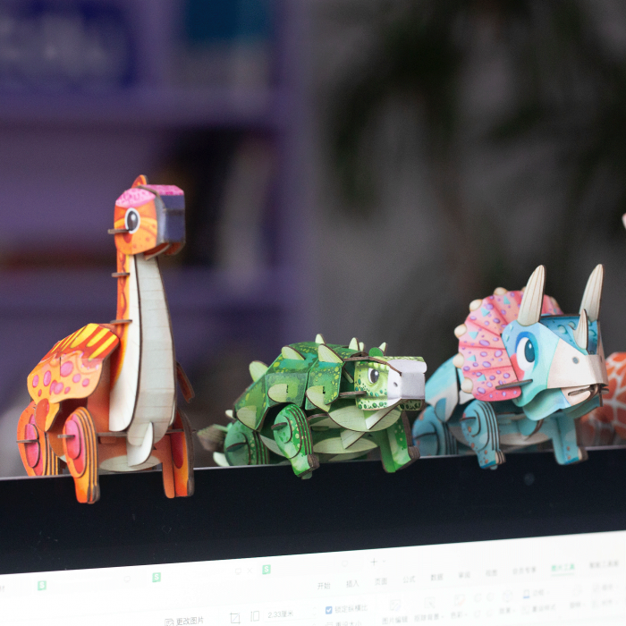 Puzzle 3D cu sunete - Brachiosaurus, Build 'n' Sound [9]