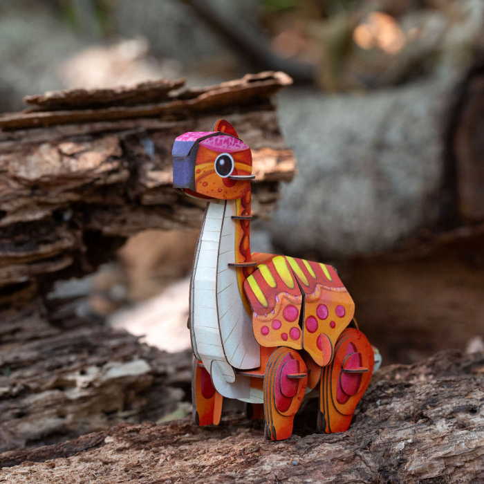 Puzzle 3D cu sunete - Brachiosaurus, Build 'n' Sound [6]