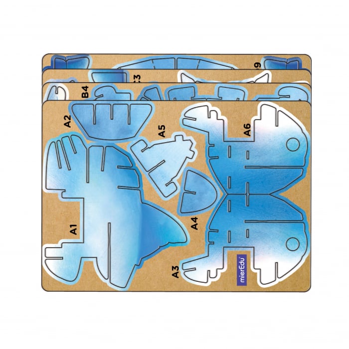 Puzzle 3D cu sunete - Delfin, Build 'n' Sound [3]