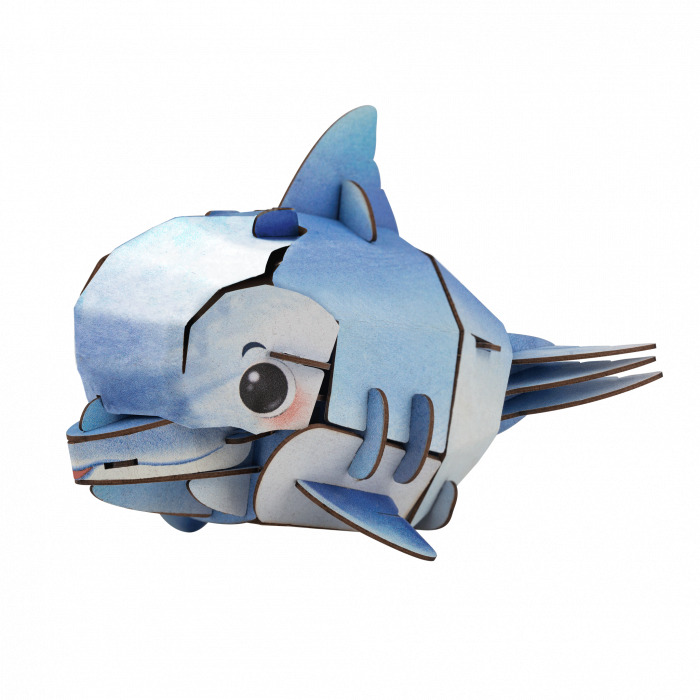 Puzzle 3D cu sunete - Delfin, Build 'n' Sound [2]