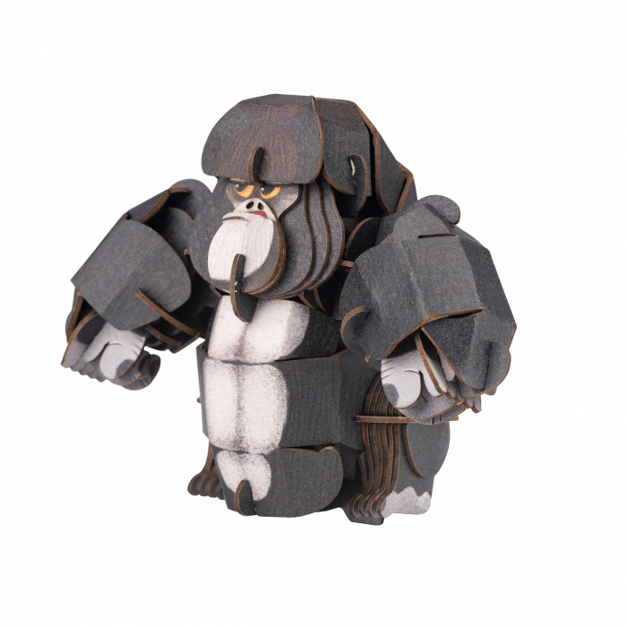 Puzzle 3D cu sunete - Gorila, Build 'n' Sound [2]