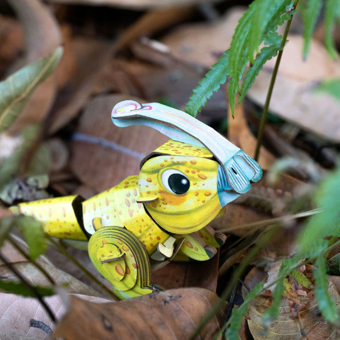 Puzzle 3D cu sunete - Parasaurolophus, Build 'n' Sound [7]