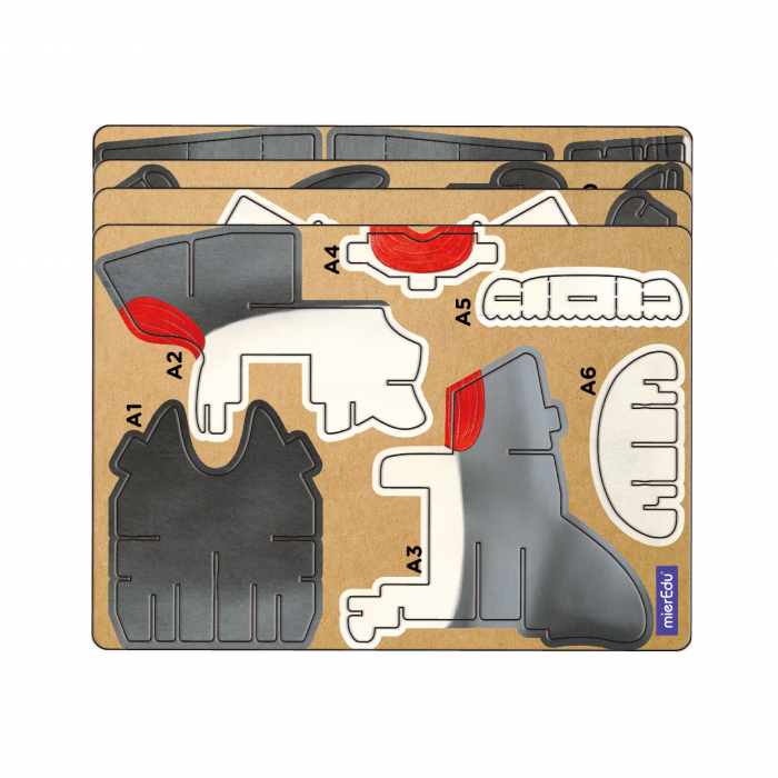 Puzzle 3D cu sunete - Rechin, Build 'n' Sound [3]