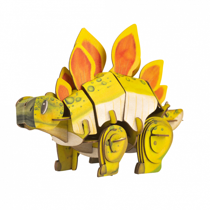 Puzzle 3D cu sunete - Stegosaurus, Build 'n' Sound [3]