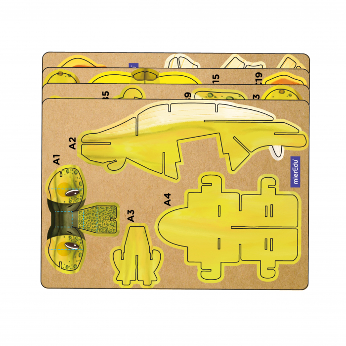 Puzzle 3D cu sunete - Stegosaurus, Build 'n' Sound [6]