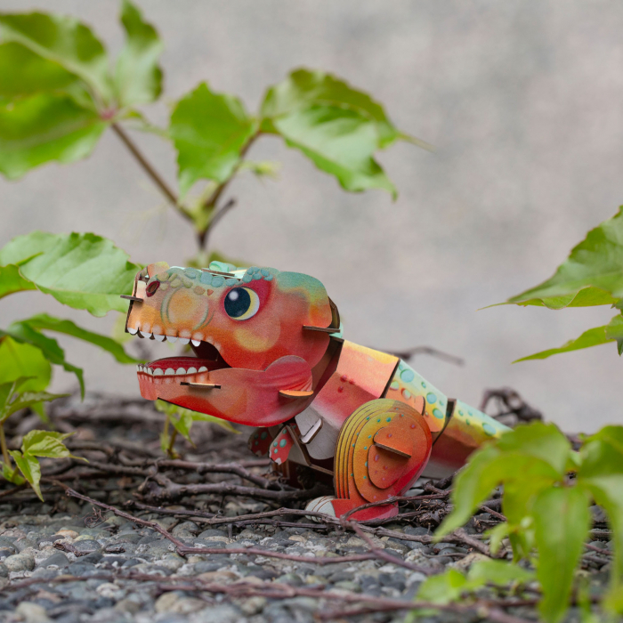 Puzzle 3D cu sunete - Tyrannosaurus Rex, Build 'n' Sound [8]