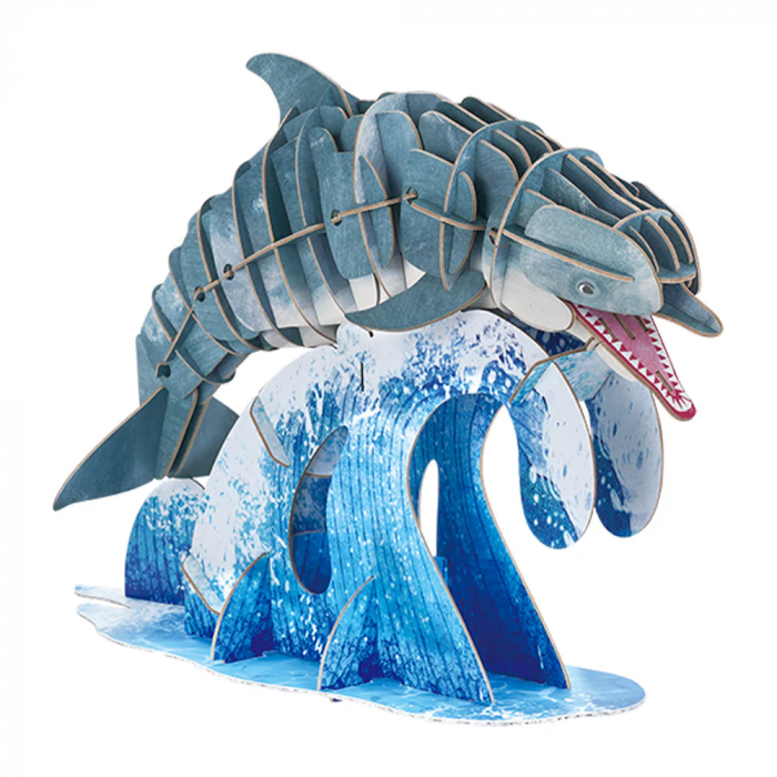 Puzzle 3D ECO - Delfin cu bot gros (deluxe) [3]