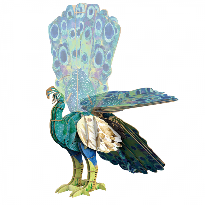 Puzzle 3D ECO - Paun (deluxe) [3]
