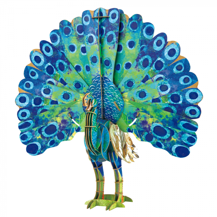 Puzzle 3D ECO - Paun (deluxe) [4]