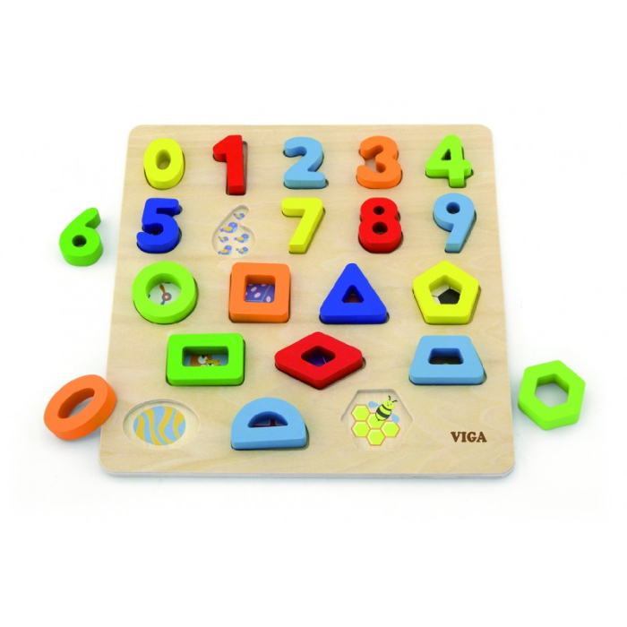 Puzzle 3D Numere si forme, Viga [5]