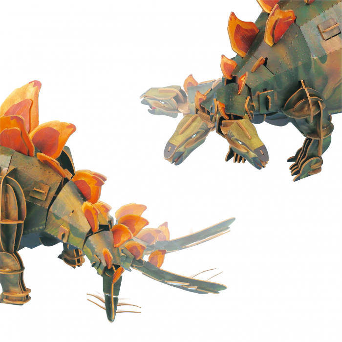 Puzzle 3D reglabil - STEGOSAURUS (deluxe) [4]