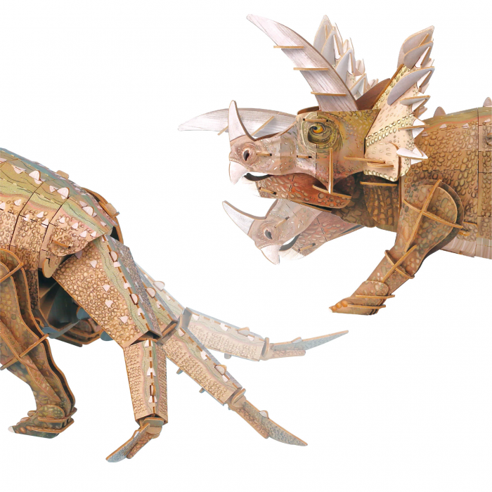 Puzzle 3D reglabil - TRICERATOPS (deluxe) [4]