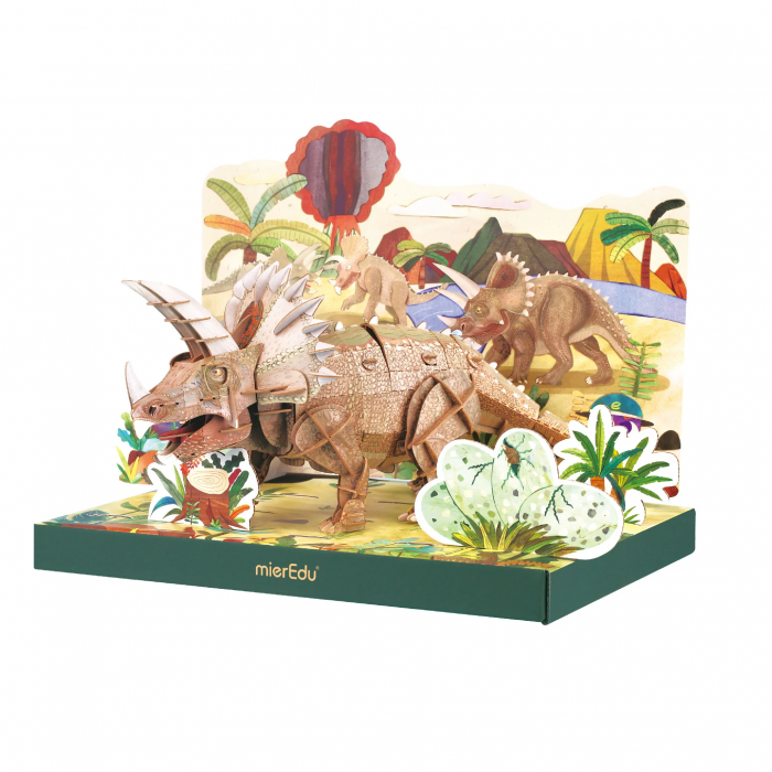 Puzzle 3D reglabil - TRICERATOPS (deluxe) [2]