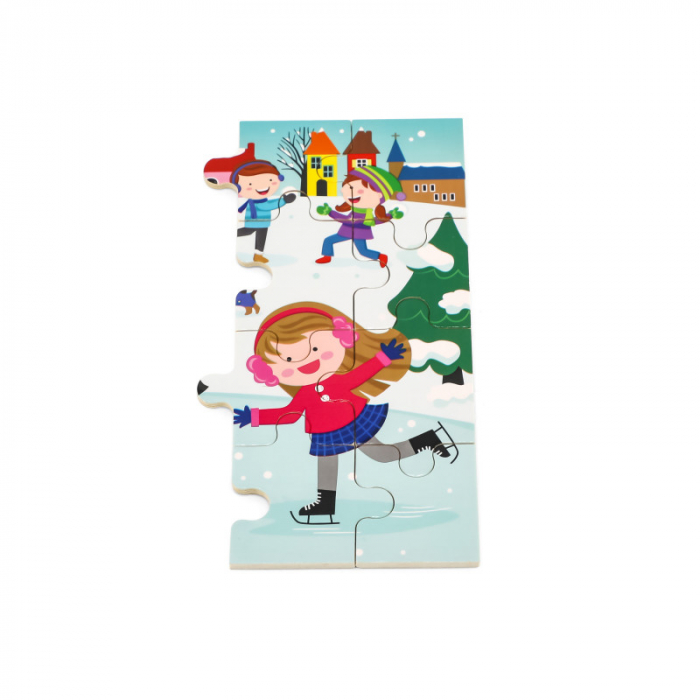 Puzzle anotimpuri, Iarna, 24 piese Viga [1]