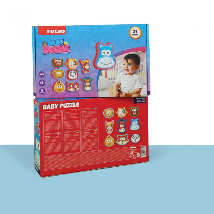 PUZZLE BABY DIN SPUMA EVA, 21 PIESE, PUEDO [4]