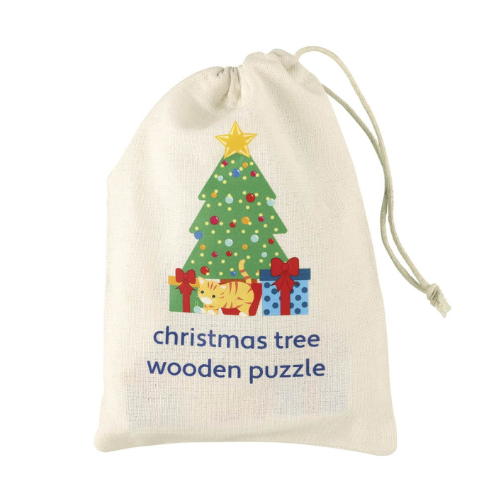 Puzzle Bradul de Craciun din lemn, Orange Tree Toys [2]