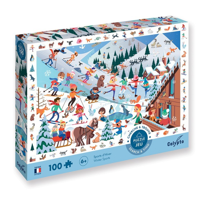 Puzzle Carton 100 Piese - La munte - Sentosphere [1]