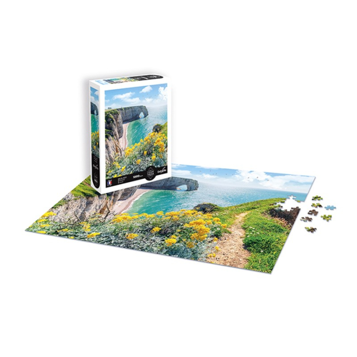 Puzzle carton 1000 piese - Falezele ETRETAT, Normandia - Sentosphere [3]