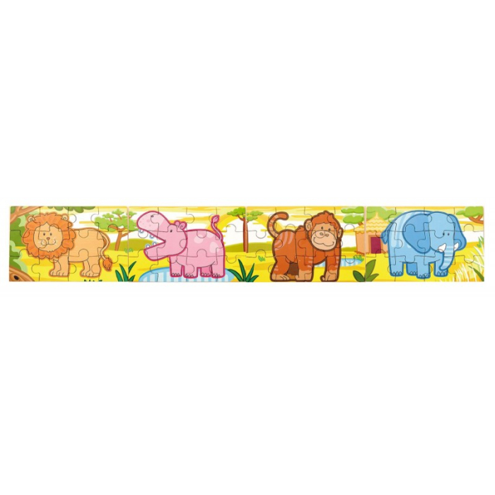 Puzzle conectabil 4 in 1 - Jungla, Viga [9]