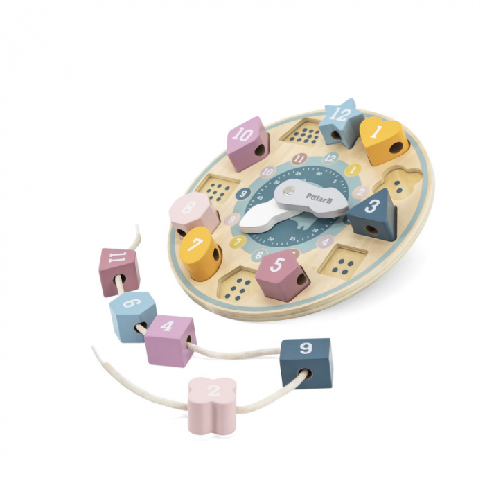 Puzzle cu ceas sortator PolarB, Viga [2]