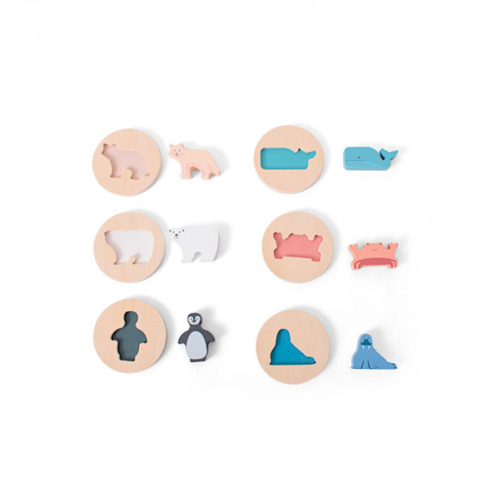 Puzzle cu forme de animale, BS Toys [5]