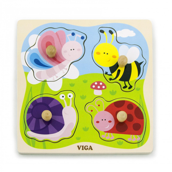 Puzzle cu manere Insecte, Viga [2]
