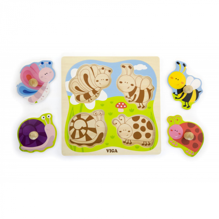 Puzzle cu manere Insecte, Viga [3]