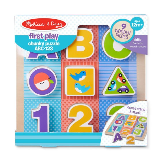 Puzzle cu piese mari pentru belelusi Melissa and Doug [4]
