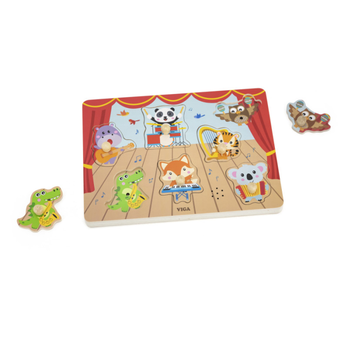 Puzzle cu Sunete Concert Muzical, Viga [1]