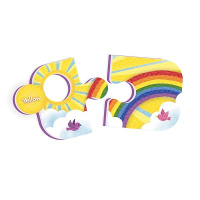 Puzzle de baie pentru bebelusi, cu piese mari de spuma, unicorni fermecati - Unicorns Bath Puzzle [4]